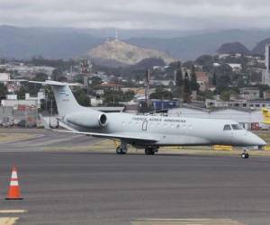 El jet presidencial fue adquirido bajo una serie de polémicas durante la gestión del exmandatario Juan Orlando Hernández.