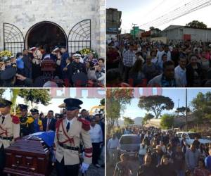 El pueblo del departamento de La Paz, Honduras, se dio cita la tarde de este domingo en la Ermita Nuestra Señora del Perpetuo Socorro para darle el último adiós al expresidente Roberto Suazo Córdova, quien falleció la madrugada del sábado. (Fotos: Elvis Mendoza / EL HERALDO)