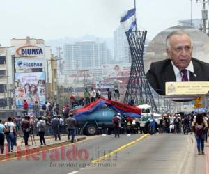 Mauricio Oliva estuvo el viernes en San Pedro Sula. Foto: Jhony Magallanes/EL HERALDO