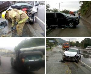 Las tragedias viales se registraron en varias zonas del país.