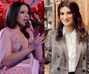En la gran final, Angie Flores tiene el reto de interpretar la canción En cambio no de Laura Pausini. Fotos cortesía Instagram