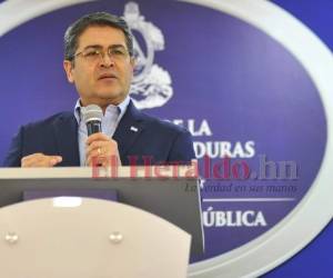 Juan Orlando Hernández, presidente de Honduras. Foto EL HERALDO