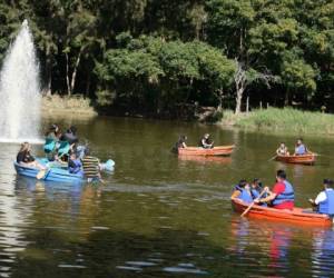 Una de las primeras paradas en Santa Lucía es sin duda la laguna, en la que se pueden hacer varias actividades. Foto: Efraín Salgado / El Heraldo.