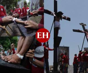 En el mundo hay formas extremas de revivir la Pasión de Cristo. Las representaciones del viacrucis generan mucha expectación entre los creyentes, pero se vuelven tan reales y dolorosos en varias partes del mundo. Fotos: AFP/AP