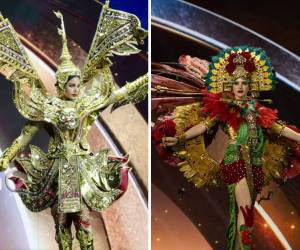 La competencia más esperada del Miss Universo tuvo lugar a las 12:00 a.m. de hoy (hora de Honduras), y aquí le mostramos algunos de los trajes más destacados de la jornada.