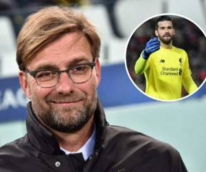 Klopp es el entrenador del Liverpool, equipo del brasileño Alisson. (AFP)