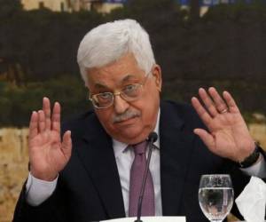 Mahmud Abás, presidente de Palestina. Foto AFP
