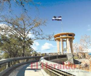 El presidente Juan Orlando Hernández postuló el Parque Juana Laínez. Foto: El Heraldo