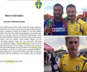El supuesto comunicado de la federación sueca, y otras imágenes de suecos recibiendo la maldición cruzazulina.