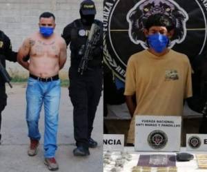 Sergio Nicolás Euceda Ríos, alias 'Neoyorkino' y Heber David Gálvez, conocido como 'Dienton' son las personas capturadas.