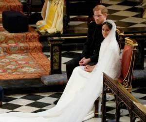 Harry y Meghan se casaron en la iglesia de San Jorge, en el Castillo de Windsor. Foto: AFP