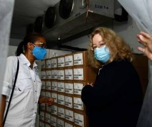 A inicios de mes, la Secretaría de Salud recibió otro lote de 81,370 dosis de vacuna Pfizer por el gobierno estadounidense.