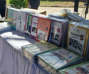 Según las autoridades de educación, la distribución de 10 millones de ejemplares en beneficiará a 1,720,000 estudiantes del sistema público.