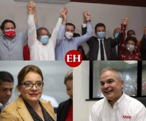 La primera alianza política ya se confirmó este miércoles en Honduras: Luis Zelaya, Salvador Nasralla, Nelson Ávila y Wilfredo Méndez. Foto: Efraín Salgado.