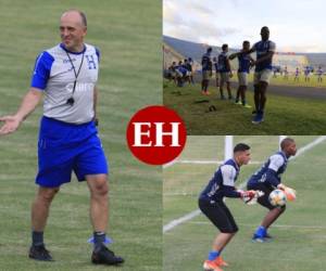 Motivados y con mucha energía, así se mostraron los jugadores de la Selección Nacional de Honduras en su último entrenamiento con Fabián Coito previo al amistoso con Puerto Rico. Foto: Ronal Aceituno/ EL HERALDO.