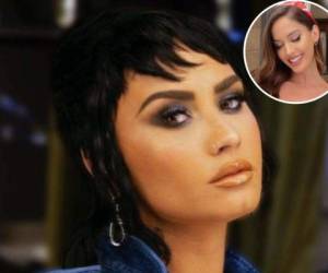 Lovato confiesa estar obsesionada con las fotos que publica la exnovia de Maluma. Fotos: ddlovato/natalia/Instagram
