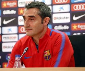 Valverde aseguró que no teme al ruido mediático que puedan generar la segudilla de partidos ante el Real Madrid. Foto / AFP