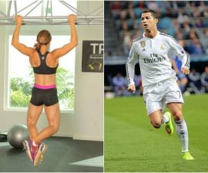 Samantha Clayton, es la nueva entrenadora personal de Cristiano Ronaldo (Foto: Agencias/Redes)