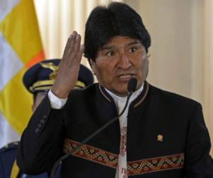 Morales dijo: 'cualquier conspiración interna o intervención externa es para apoderarse del petróleo venezolano'. Foto: AFP
