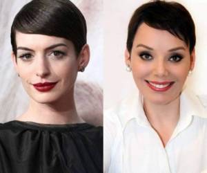 La actriz Anne Hathaway se caracteriza por ser camaleónica con su estilo. Recientemente ha optado por usar el cabello corto... y ¡vaya sorpresa! en Honduras la diputada Beatriz Valle se asemeja muchísimo a ella.