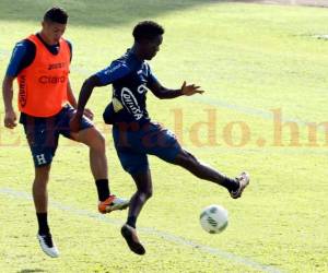 Rubilio Castillo marcó 9 goles en el torneo Apertura con Motagua y se perfila para ser titular en la Copa Centroamericana con la H. Foto: Delmer Martínez / Grupo Opsa.