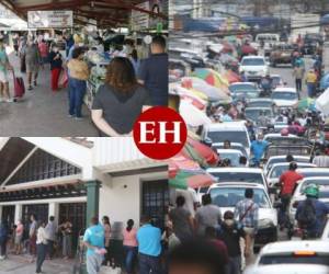 Las calles llenas de personas y negocios abarrotados. Así lució la capital de Honduras a pocas horas de iniciar una nueva fase de reapertura. Fotos: Efraín Salgado/EL HERALDO