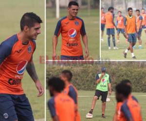 Los dirigidos por Diego Vazquez entrenaron con la mira puesta en alcanzar un mejor lugar en el cierre del Clausura. Fotos: Ronal Aceituno / El Heraldo