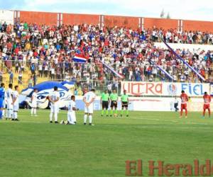 Así le rindieron homenaje a Juan Carlos García en el estadio Carlos Miranda de Comayagua. (Fotos: Ronal Aceituno / Grupo Opsa)