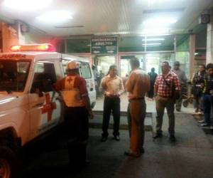 Los estudiantes fueron ingresados a la Sala de Emergencia del Hospital Escuela.