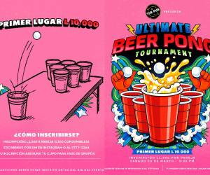 Equipos competirán en parejas durante el Ultimate Beer Pong Tournament en Tegucigalpa.