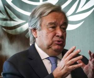 Antonio Guterres, secretario general de la ONU. Foto AP