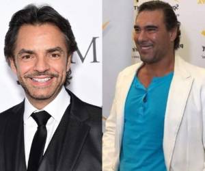 Eugenio Derbez, que estaba a unos escasos metros, dijo que el reportero incistió demás con el actor mexicano. Fotos: Shutterstock/Instagram