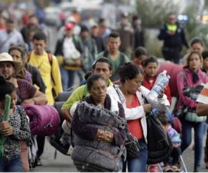Los migrantes fueron detenidos cuando iban ocultos en un bus de la ruta de Chiapas. Foto: AFP.