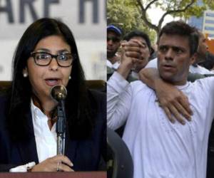 Canciller venezolana Delcy Rodriguez dice que opositor Leopoldo López dialoga con gobierno. Foto AFP