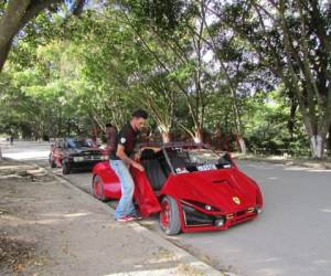 El mini Ferrari paraiseño será presentado en las diferentes competencias de exhibición a lo largo del país.