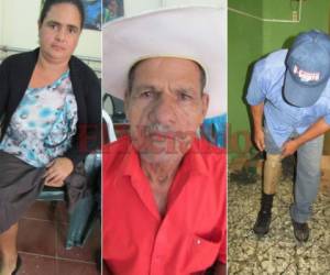 Karla Mendoza perdió su pierna izquierda luego de padecer cáncer, por lo que utiliza muletas para poder desplazarse. Al menos 20 personas quedaron lisiadas a consecuencia de las minas.