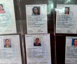 Caterin Estefani Garcia Mendoza, Katerin Estefania Oliva Castellanos, Reyna Yamileth Sánchez, Sandra Zuniga Mejía, Evelin Yamileth Zelaya Alemán y Santos Amelia Espinal Padilla fueron requeridas por las autoridades del INP. Foto: Cortesía INP