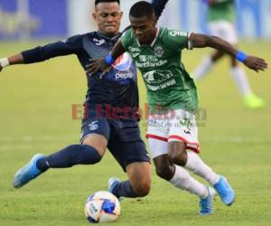 Motagua venció 2 a 1 a Marathón en el juego inaugural de la pentagonal el sábado. Foto: EL HERALDO.