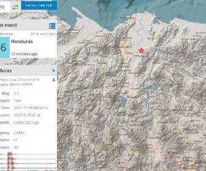 El temblor fue de magnitud 3.6 grados en la escala de Richter.
