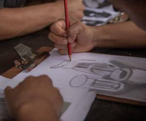 Los menores infractores reciben clases durante su internamiento.