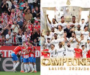 El Girona se clasificó a la próxima Champions League, mientras que el Real Madrid alzó su titulo 36 en España.