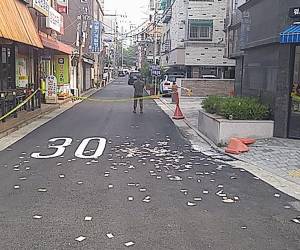 El ejército surcoreano estimó el domingo que Pyongyang había enviado la víspera cerca de 330 globos con basura.