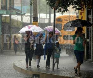Se pronoctican lluvias para este viernes en gran parte del territorio hondureño.