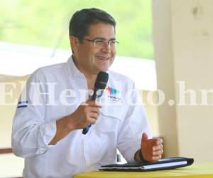 El presidente de la República, Juan Orlando Hernández.