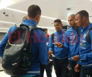 Los jugadores de la Selección Nacional de Honduras llegaron a esos de las 7:00 de la noche a Australia.