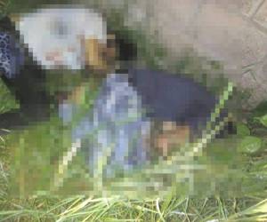 La pareja fue encontrada cerca de las instalaciones de una compañía distribuidora de agua, en colonia El Lolo de Comayagüela.