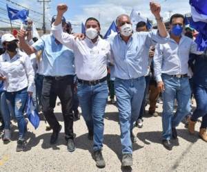 Nasry Asfura también se comprometió a apoyar a los 298 alcaldes de Honduras y pidió el voto para los 23 candidatos a diputados en Francisco Morazán.