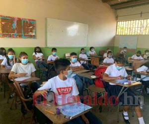 80 mil estudiantes de prebásica, básica y media están acudiendo a las clases semipresenciales bajo medidas de bioseguridad.
