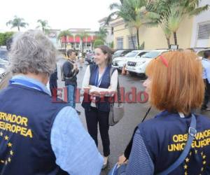Los veedores internaciones partieron desde un hotel capitalino. Fotos David Romero/EL HERALDO