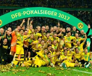 Borussia Dortmund se alzó con la Copa de Alemania este sábado (Foto: Agencias AP/AFP)